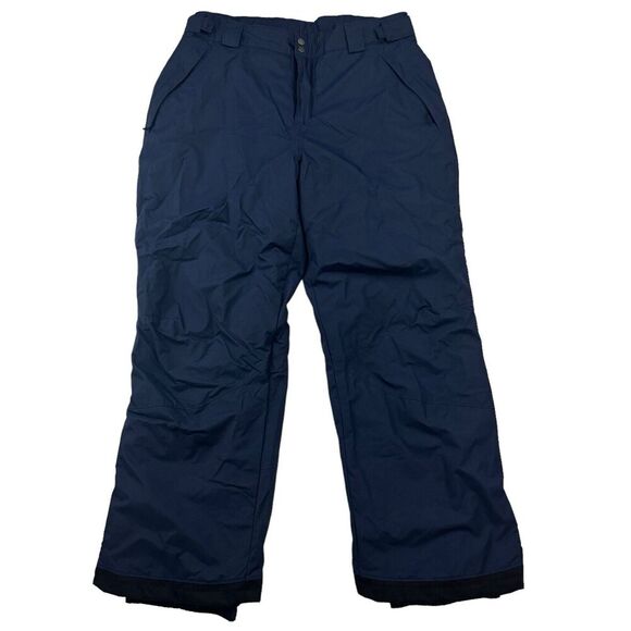 Columbia Mens Arctic Trip Omni-Tech Ski Pants X-Large Navy Blue Insulated Sz XL - Picture 1 of 8